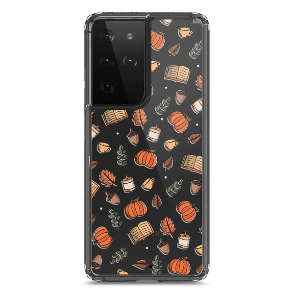 Autumn Dreams Series - Design 5 - Soft Phone Case - Crystal Clear Case - Samsung Galaxy S21 Ultra 5G