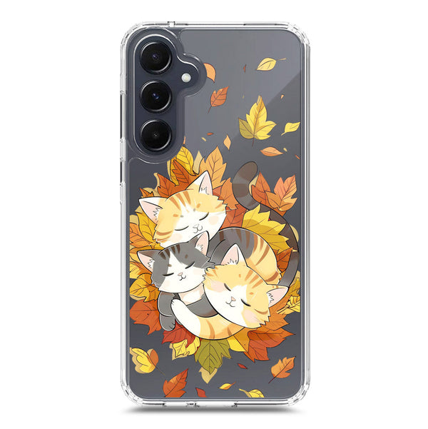 Autumn Dreams Series - Design 6 - Soft Phone Case - Crystal Clear Case - Samsung Galaxy A55