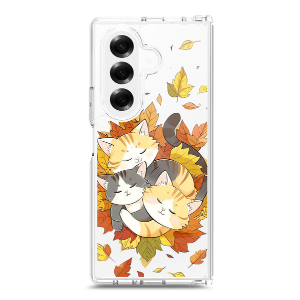 Autumn Dreams Series - Design 6 - Soft Phone Case - Crystal Clear Case - Samsung Galaxy Z Fold 7