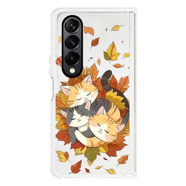 Autumn Dreams Series - Design 6 - Soft Phone Case - Crystal Clear Case - Samsung Galaxy Z Fold 4 5G