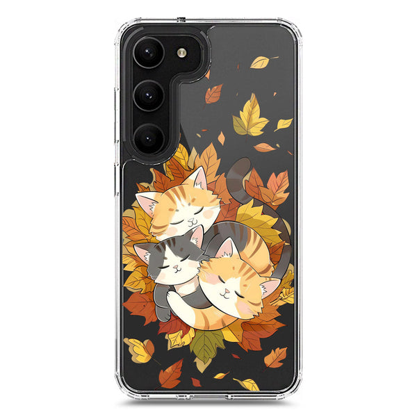 Autumn Dreams Series - Design 6 - Soft Phone Case - Crystal Clear Case - Samsung Galaxy S22 Ultra 5G