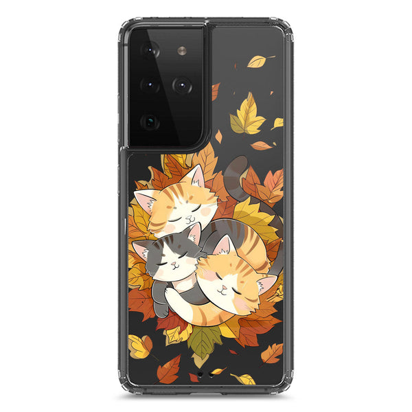 Autumn Dreams Series - Design 6 - Soft Phone Case - Crystal Clear Case - Samsung Galaxy S21 Ultra 5G