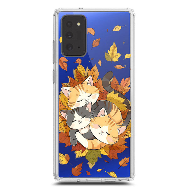 Autumn Dreams Series - Design 6 - Soft Phone Case - Crystal Clear Case - Samsung Galaxy Note 20