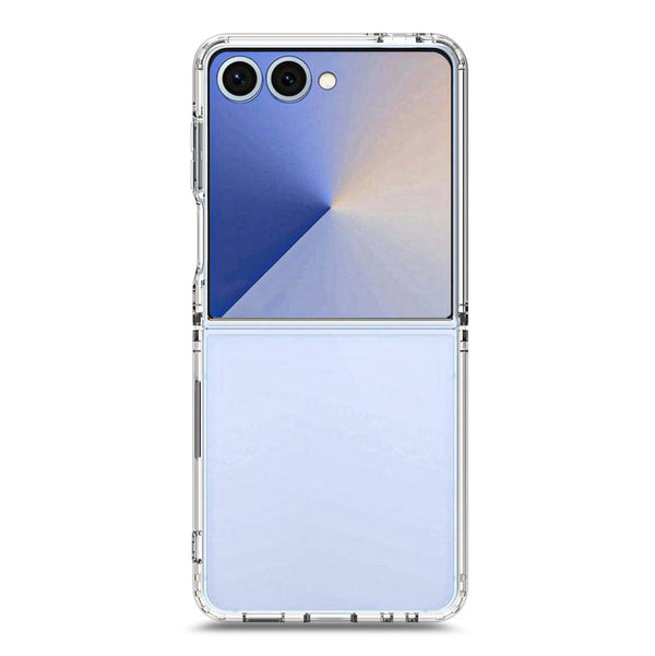 Skinlee Premium Clear Crystal Case - Transparent - Samsung Galaxy Z Flip 7