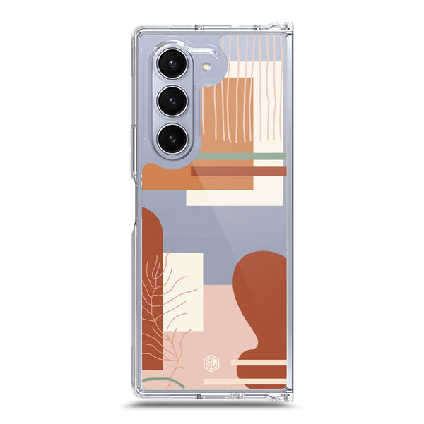 Aesthetic Modern Art Series - Design 6 - Soft Phone Case - Crystal Clear Case - Samsung Galaxy Z Fold 6 5G