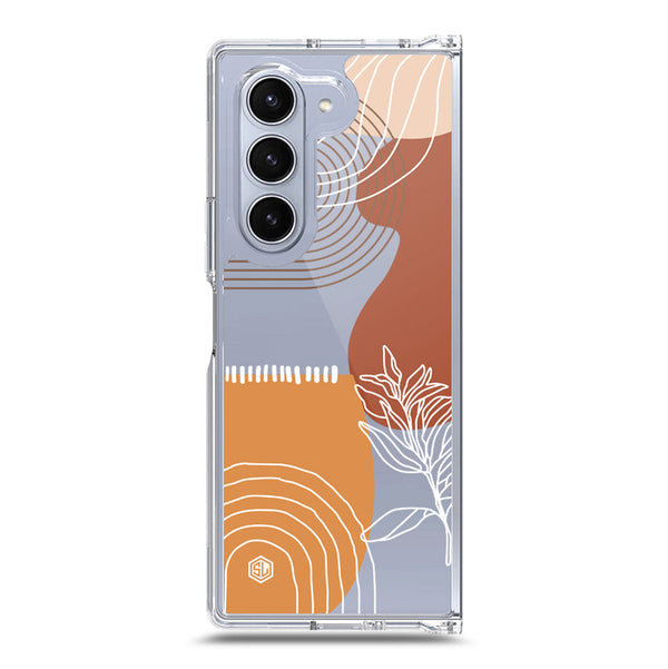 Aesthetic Modern Art Series - Design 2 - Soft Phone Case - Crystal Clear Case - Samsung Galaxy Z Fold 6 5G