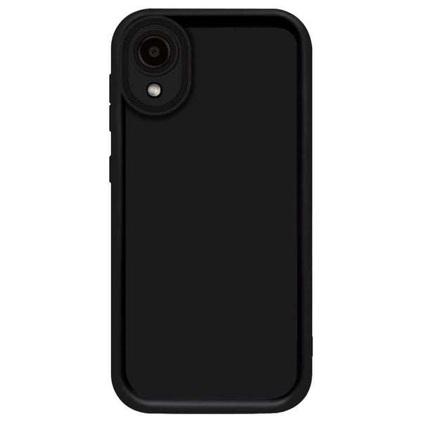 Skinlee Step Up Series - Soft Silicone Case - Black - Samsung Galaxy A03 Core
