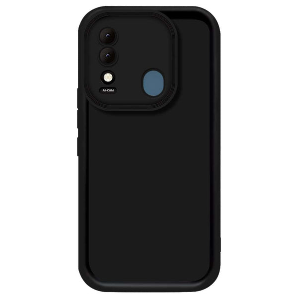Skinlee Step Up Series - Soft Silicone Case - Black - Tecno Spark 8