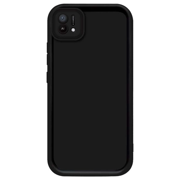 Skinlee Step Up Series - Soft Silicone Case - Black - Oppo A16e