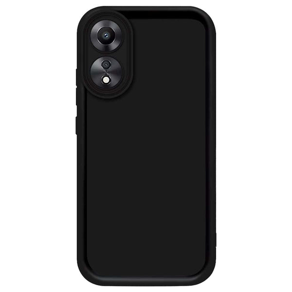 Skinlee Step Up Series - Soft Silicone Case - Black - Oppo A78 4G
