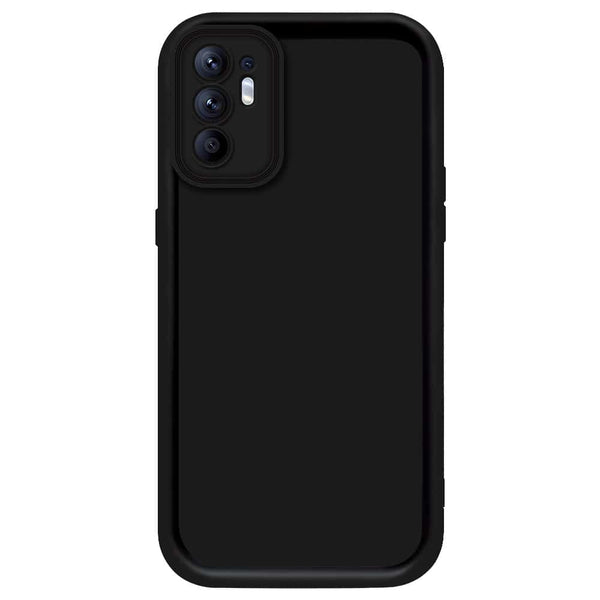 Skinlee Step Up Series - Soft Silicone Case - Black - Oppo Reno 6