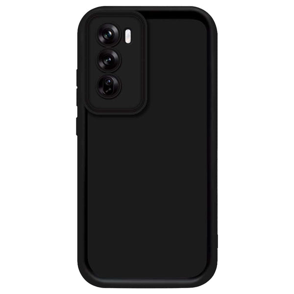 Skinlee Step Up Series - Soft Silicone Case - Black - Oppo Reno 12