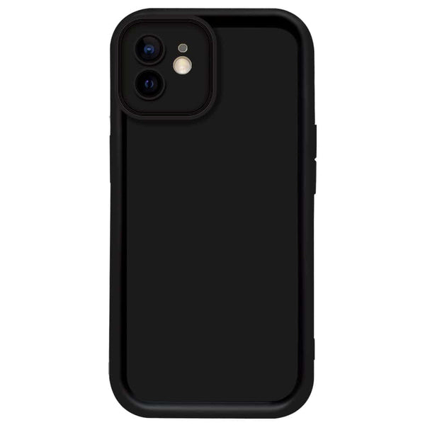 Skinlee Step Up Series - Soft Silicone Case - Black - iPhone 12