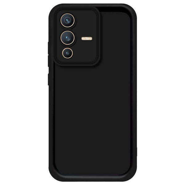 Skinlee Step Up Series - Soft Silicone Case - Black - Vivo V23 5G