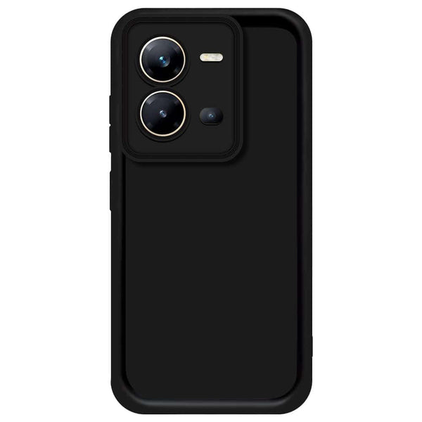 Skinlee Step Up Series - Soft Silicone Case - Black - Vivo V25e
