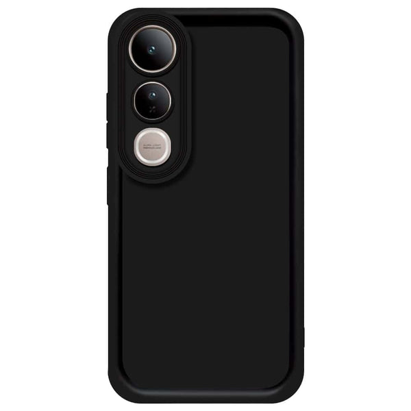 Skinlee Step Up Series - Soft Silicone Case - Black - Vivo V50 Lite
