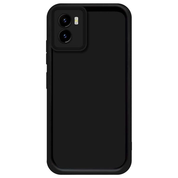 Skinlee Step Up Series - Soft Silicone Case - Black - Vivo Y15c