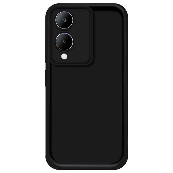 Skinlee Step Up Series - Soft Silicone Case - Black - Vivo Y17s