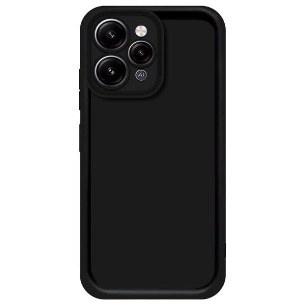 Skinlee Step Up Series - Soft Silicone Case - Black - Xiaomi Redmi 12