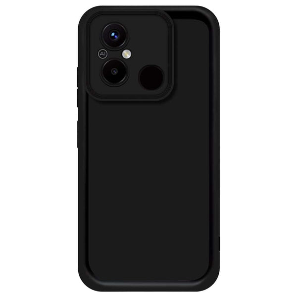 Skinlee Step Up Series - Soft Silicone Case - Black - Xiaomi Redmi 12C