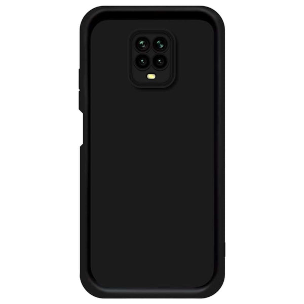 Skinlee Step Up Series - Soft Silicone Case - Black - Xiaomi Redmi Note 9S