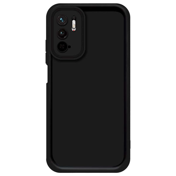 Skinlee Step Up Series - Soft Silicone Case - Black - Xiaomi Redmi Note 10 5G