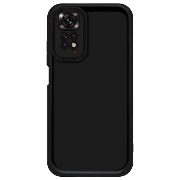Skinlee Step Up Series - Soft Silicone Case - Black - Xiaomi Redmi Note 11