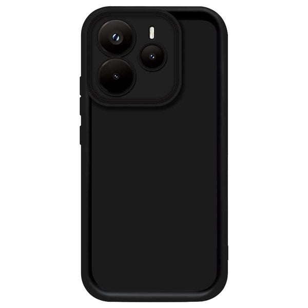 Skinlee Step Up Series - Soft Silicone Case - Black - Xiaomi Redmi Note 14 4G