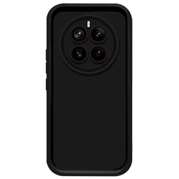 Skinlee Step Up Series - Soft Silicone Case - Black - Realme 12 Plus