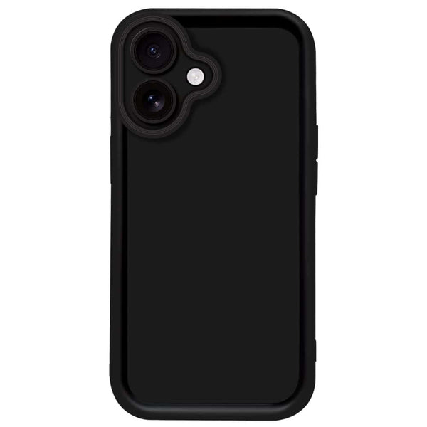 Skinlee Step Up Series - Soft Silicone Case - Black - iPhone 16