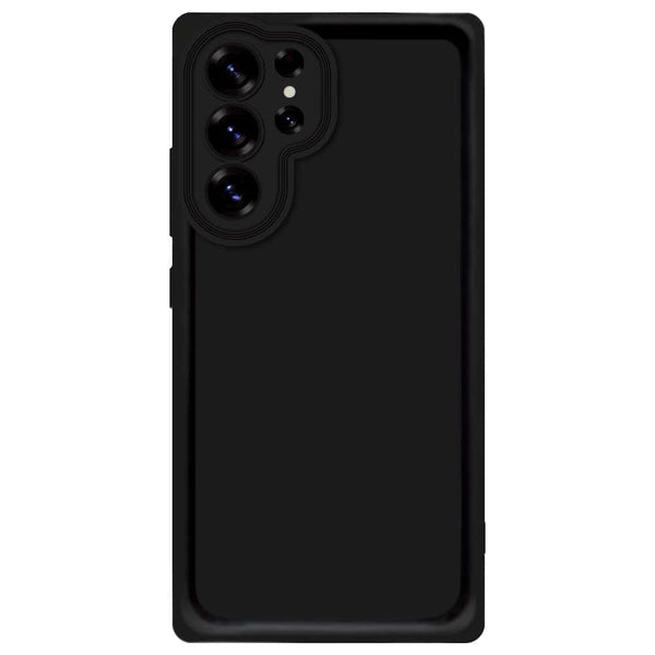 Skinlee Step Up Series - Soft Silicone Case - Black - Samsung Galaxy S25 Ultra
