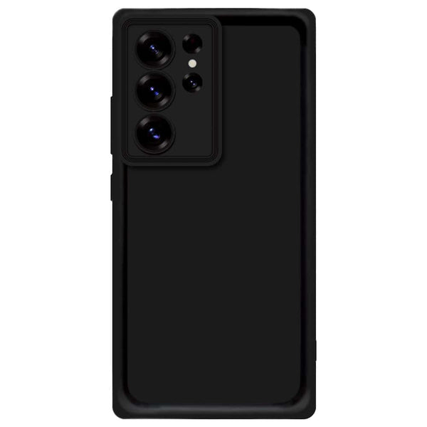 Skinlee Step Up Series - Soft Silicone Case - Black - Samsung Galaxy S24 Ultra