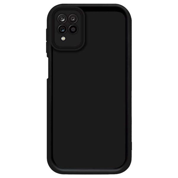 Skinlee Step Up Series - Soft Silicone Case - Black - Samsung Galaxy A12 Nacho