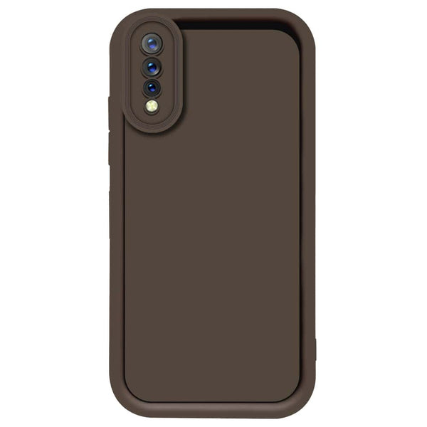 Skinlee Step Up Series - Soft Silicone Case - Brown - Vivo S1