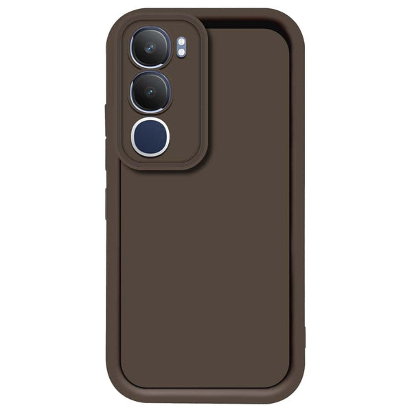 Skinlee Step Up Series - Soft Silicone Case - Brown - Vivo Y19s