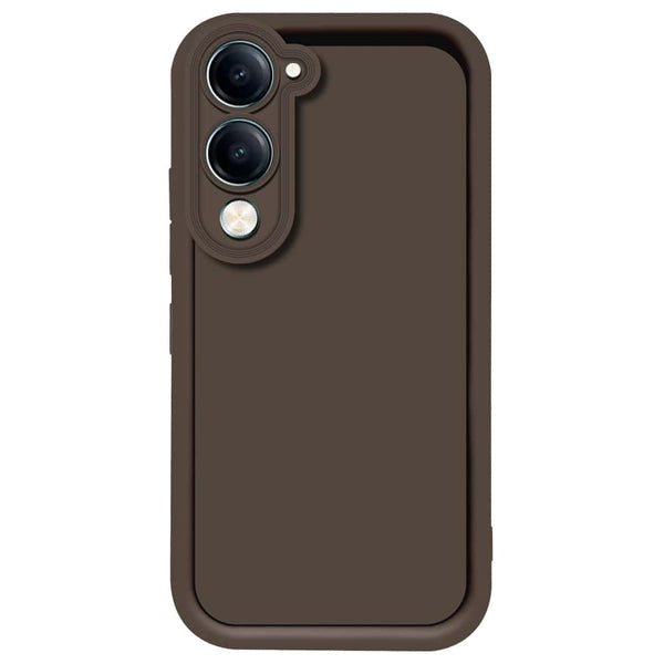 Skinlee Step Up Series - Soft Silicone Case - Brown - Vivo Y04