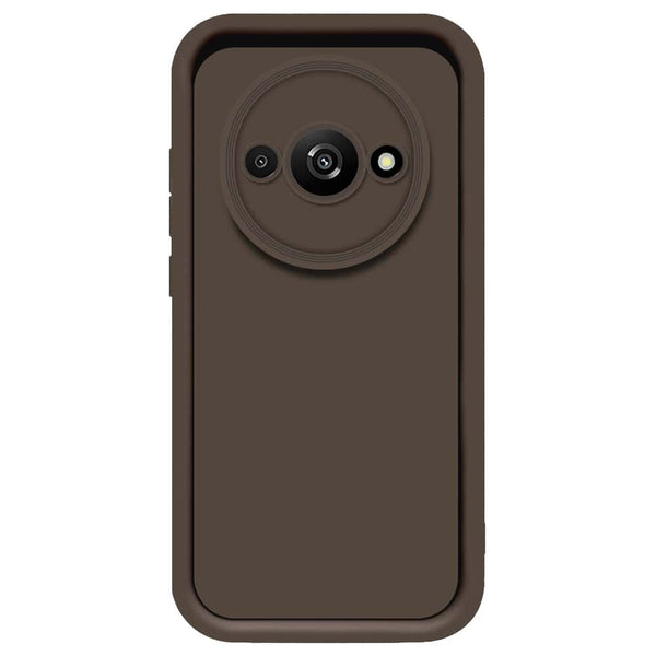 Skinlee Step Up Series - Soft Silicone Case - Brown - Xiaomi Redmi 14C