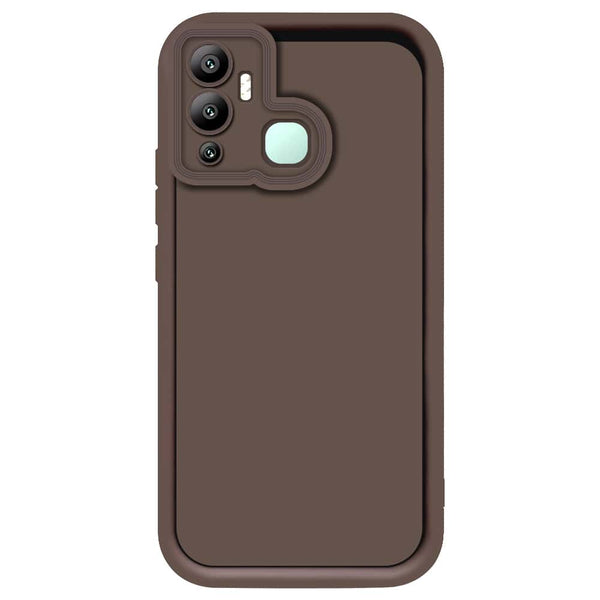 Skinlee Step Up Series - Soft Silicone Case - Brown - Infinix Hot 12 Play
