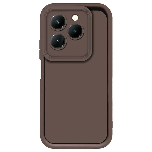 Skinlee Step Up Series - Soft Silicone Case - Brown - Infinix Hot 40 Pro