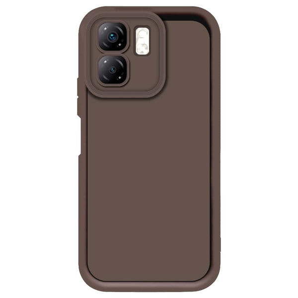 Skinlee Step Up Series - Soft Silicone Case - Brown - Infinix Hot 50i