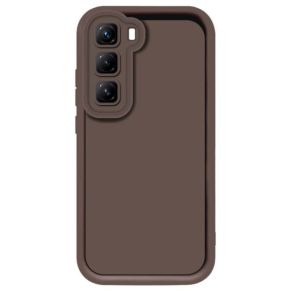 Skinlee Step Up Series - Soft Silicone Case - Brown - Infinix Hot 50 Pro