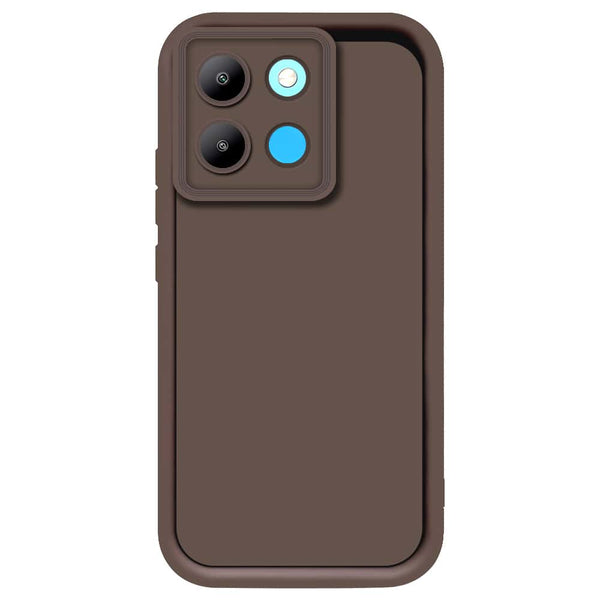Skinlee Step Up Series - Soft Silicone Case - Brown - Tecno Pop 7