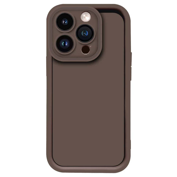 Skinlee Step Up Series - Soft Silicone Case - Brown - iPhone 14 Pro