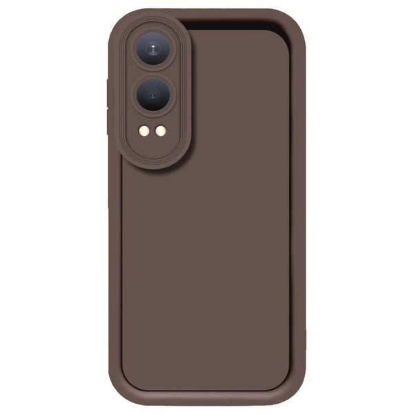 Skinlee Step Up Series - Soft Silicone Case - Brown - OnePlus Nord CE 4 Lite
