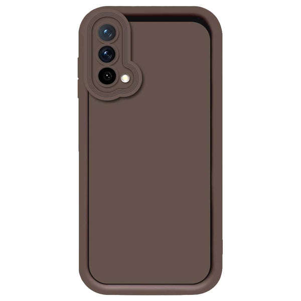 Skinlee Step Up Series - Soft Silicone Case - Brown - OnePlus Nord CE 5G