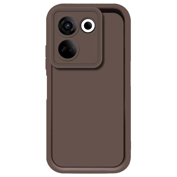 Skinlee Step Up Series - Soft Silicone Case - Brown - Tecno Camon 20 Pro
