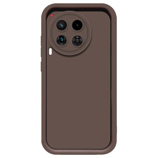 Skinlee Step Up Series - Soft Silicone Case - Brown - Tecno Camon 30