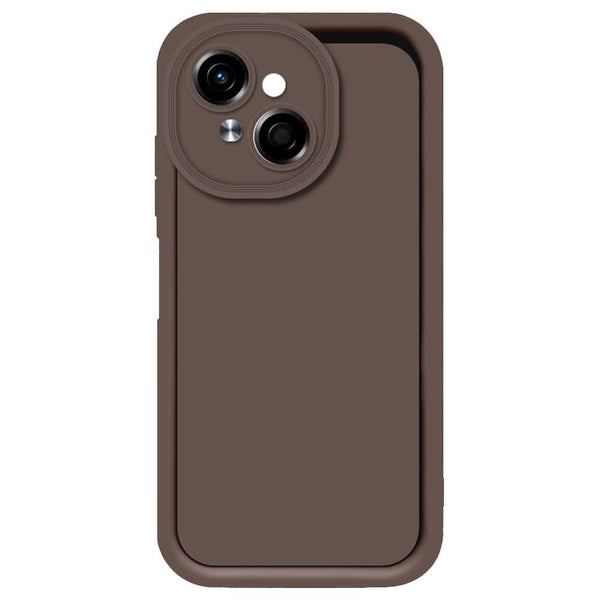 Skinlee Step Up Series - Soft Silicone Case - Brown - Tecno Pop 9