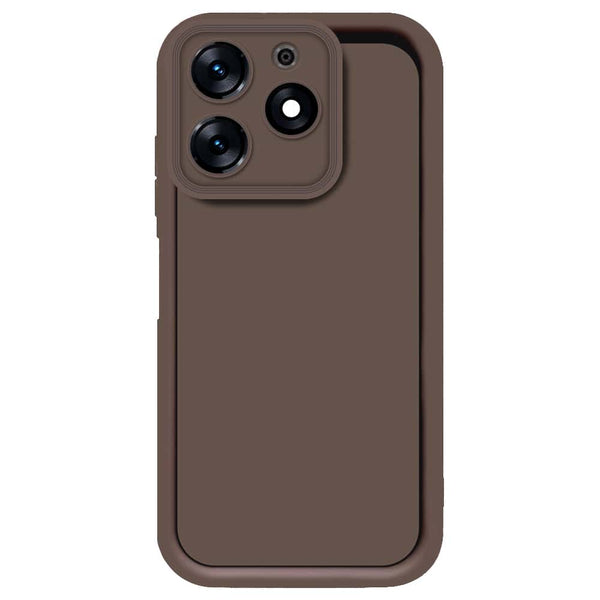 Skinlee Step Up Series - Soft Silicone Case - Brown - Tecno Spark 10 Pro