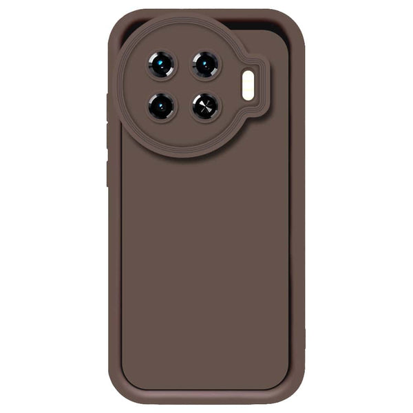Skinlee Step Up Series - Soft Silicone Case - Brown - Tecno Spark 20 Pro Plus